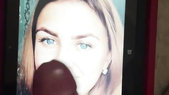 Cum on photo 2