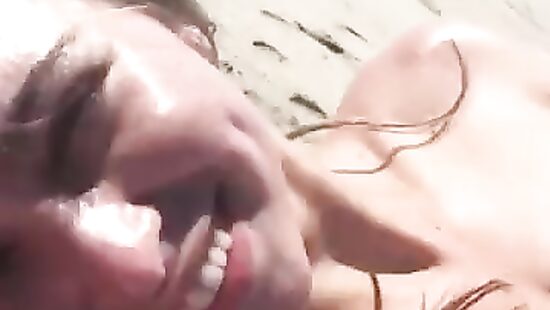 Riley on the beach